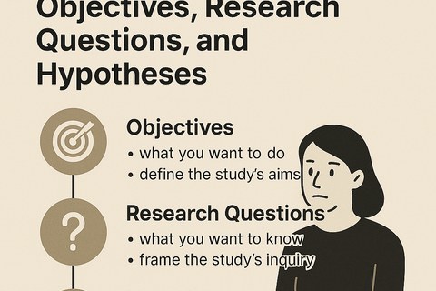 Objectives and hypotheses guide